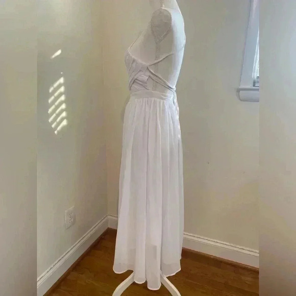Lavish Alice White Maxi Dress Size US 2 or UK 6 - Picture 12 of 16
